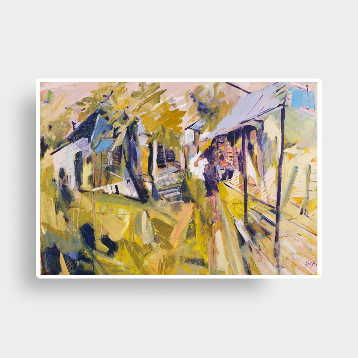 Washing for Two - acrylic
